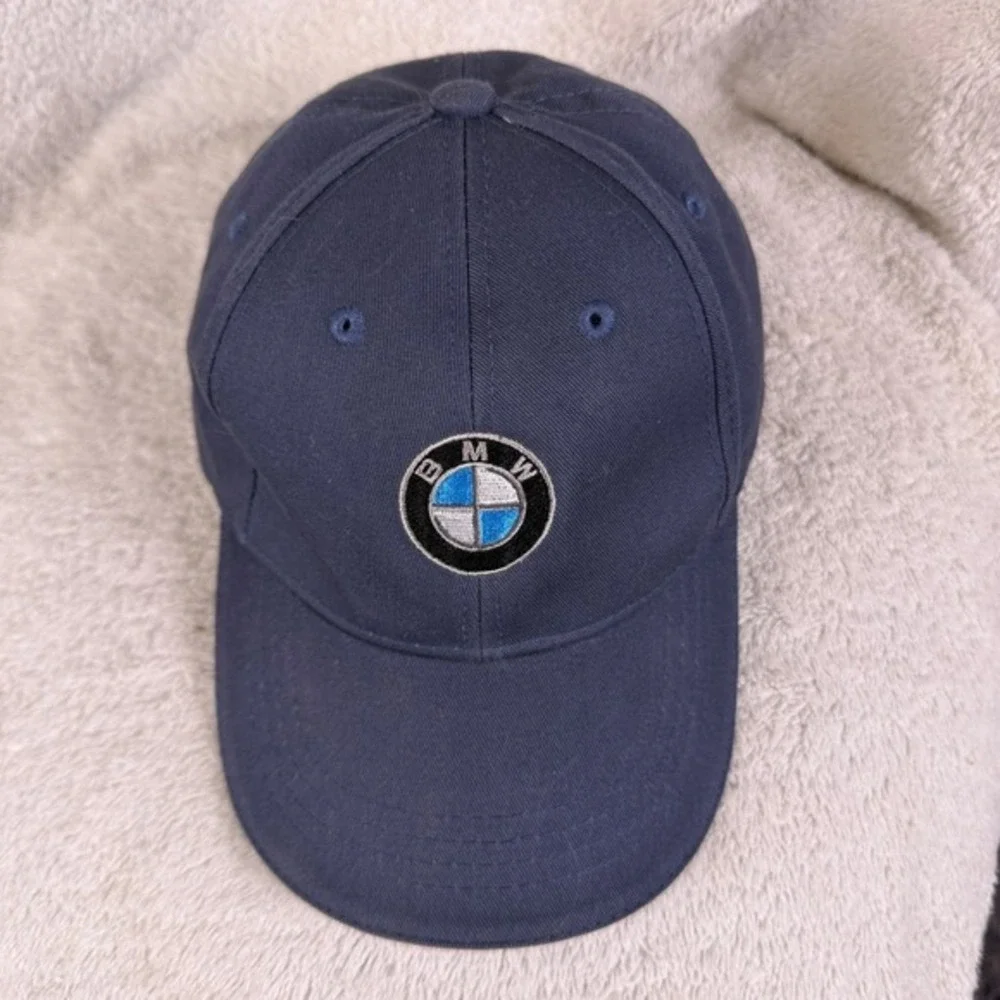 Genuine BMW Hat Youth Strap Back‎ Adjustable Navy Cap